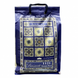 Kaalar Extra Long Grain Steam Rice 4x5kg