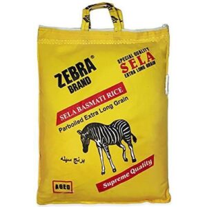 Zebra XXL 1121 Sella Basmati Rice 10X2kg