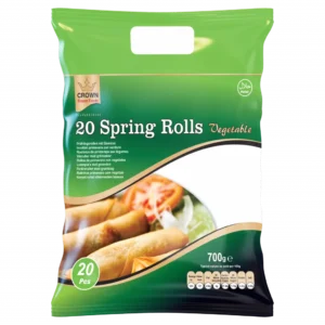 Crown Spring Rolls Vegetable 20X15 pkt