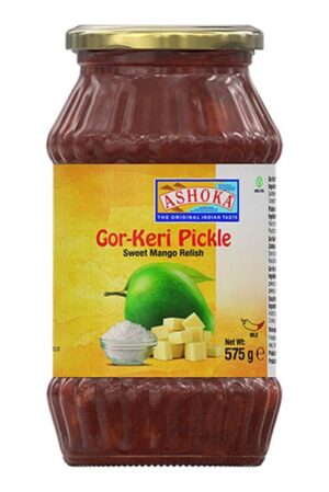 ashoka gorkeri pickle 6x575g (sweet mango)