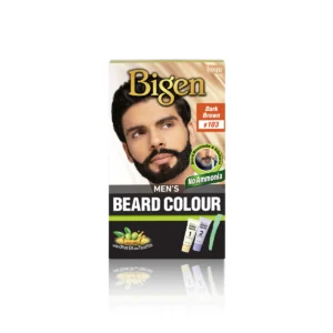 bigen men's beard colour dark brown #b103