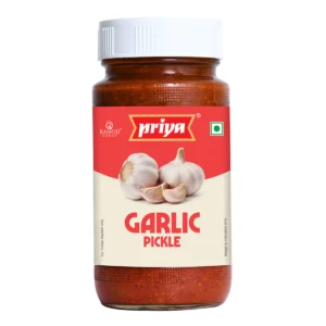 garlic pickle 4x6x300g priya.webp