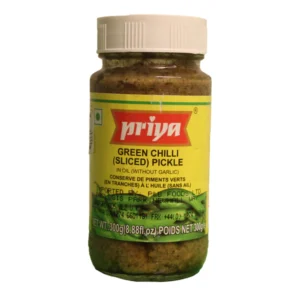 green chilli pickle 4x6x300g priya.webp
