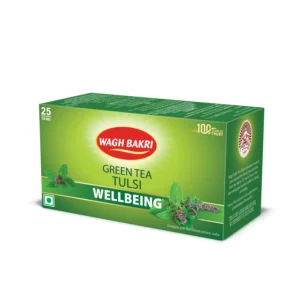wagh bakri green tea tulsi tea bags 8*37.5g