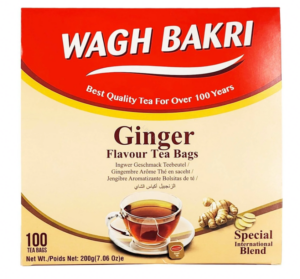 wagh bakri ginger tea bags 100's 16x200g