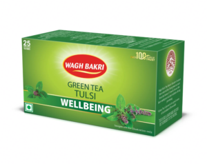 wagh bakri green tea with tulsi 7.5g (tb)
